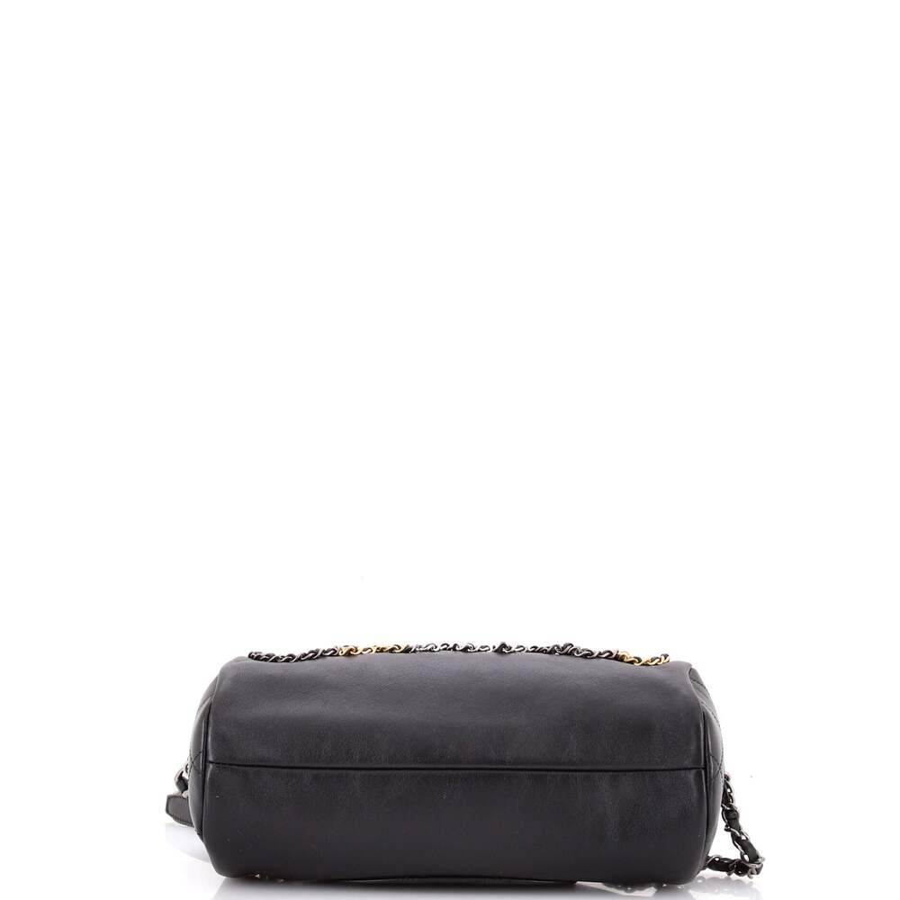 Chanel Chain Signe Bowling Bag Calfskin #243638C31B - Picture 4 of 6